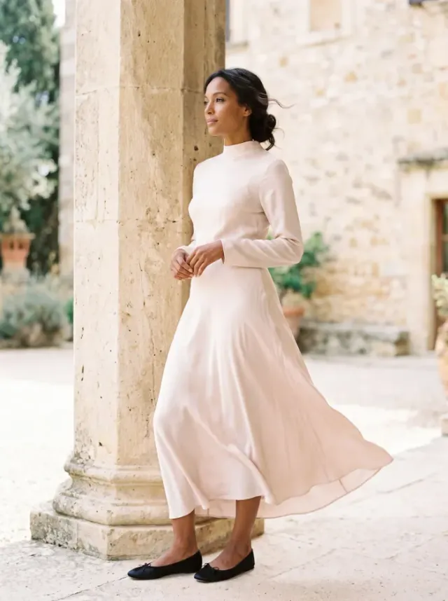 Romantic fashion inspiration for a saved collection